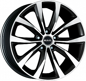 Диски Mak Wolf 6,5x16 5x114,3 ET 40 Dia 76,0 (Black Mirror)