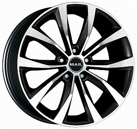 Диски Mak Wolf 7,5x17 5x114,3 ET 40 Dia 76,0 (Black Mirror)