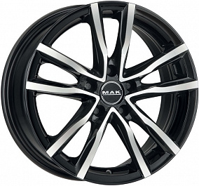 Диски Mak Milano 7x17 5x112 ET 42 Dia 76,0 (Black Mirror)