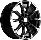 Khomen Wheels KHW1808 (Exeed TXL) 7,5x18 5x108 ET 35 Dia 65,1 (Black-FP)