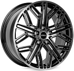 Skill SL238 8x19 5x120 ET 41,5 Dia 66,1 (чёрный + полированные спицы)