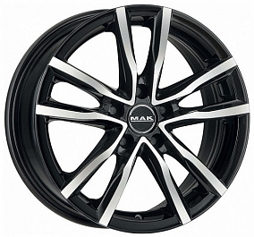 Диски Mak Milano 8x18 5x108 ET 45 Dia 72,0 (Black Mirror)