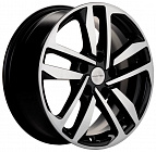 Khomen Wheels KHW1612 (Fluence/Juke) 6,5x16 5x114,3 ET 47 Dia 66,1 (Black-FP)