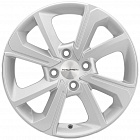 Khomen Wheels KHW1501 (X-Ray) 6x15 4x100 ET 37 Dia 60,1 (F-Silver)