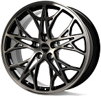 Skill SL352-DS226 9x21 5x127 ET 50 Dia 71,5 (Черный + Полированные Спицы)