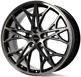 Диски Skill SL352-DS226 9x21 5x127 ET 50 Dia 71,5 (Черный + Полированные Спицы)