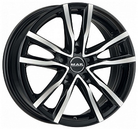 Диски Mak Milano 7x18 5x114,3 ET 45 Dia 76 (black mirror)