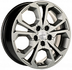 Khomen Wheels KHW1711 (Arkana/Kaptur) 6,5x17 5x114,3 ET 50 Dia 66,1 (Gray)