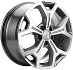 Khomen Wheels KHW1710(2) (VW Transporter) 6,5x17 5x120 ET 55 Dia 65,1 (Gray-FP)