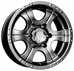 КиК Байконур 7x15 6x139,7 ET 20 Dia 108,5 (Дарк платнум)