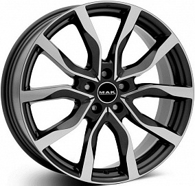 Диски Mak Highlands 9x21 5x108 ET 38,5 Dia 63,4 (Gunmetal Mirror Face)