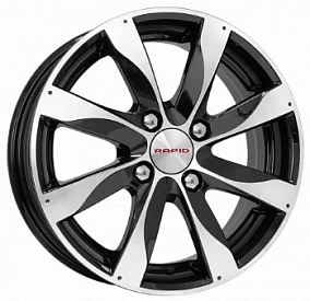 Диски КиК Джемини 6x15 4x108 ET 38 Dia 67,1 (Алмаз черный)