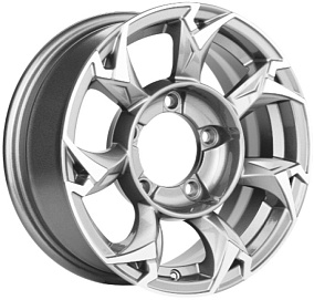 Диски Khomen Wheels KHW1505 (Lada NIVA 4x4) 5,5x15 5x139,7 ET 5 Dia 98,5 (F-Silver-FP)