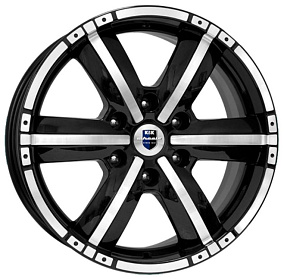 Диски КиК Окинава (КС635) 7,5x17 6x114,3 ET 39 Dia 67,1 (Алмаз черный)
