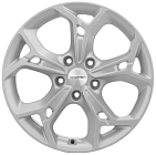 Khomen Wheels KHW1702 (Changan/Geely/Lexus/Toyota) 7x17 5x114,3 ET 45 Dia 60,1 (F-Silver)