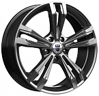 КиК Karrera Light 7x18 5x114,3 ET 38 Dia 67,1 (Дарк платнум)