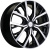Khomen Wheels KHW1806 (Exeed TXL) 7x18 5x108 ET 36 Dia 65,1 (Black-FP)