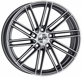 Диски Mak Leipzig 9,5x21 5x112 ET 25 Dia 66,45 (Gun Met-Mirror Face)