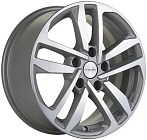 Khomen Wheels KHW1612 (Huyndai/Mazda) 6,5x16 5x114,3 ET 45 Dia 67,1 (F-Silver-FP)
