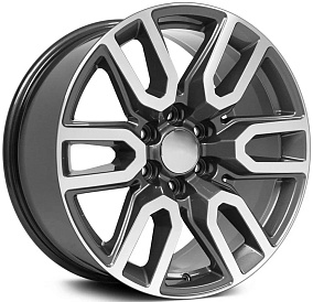 Диски Khomen Wheels KHW1723 (LC Prado/Lexus GX) 8x17 6x139,7 ET 25 Dia 106,1 (Gray-FP)