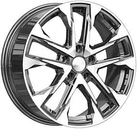 Диски Скад Атакор (КЛ376) 7x17 5x114,3 ET 45 Dia 67,1 (Алмаз графит)
