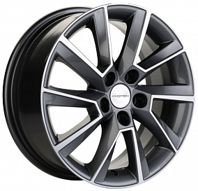 Диски Khomen Wheels KHW1507 (Polo) 6x15 5x100 ET 40 Dia 57,1 (Gray-FP)