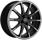 Khomen Wheels KHW1707 (X-Ray) 6,5x17 4x100 ET 41 Dia 60,1 (Black-FP matt)