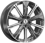 Скад КР013 7x19 5x112 ET 34 Dia 66,6 (Diamond Gloss Graphite)