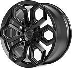 Skill SV606-SL221 9x20 6x139,7 ET 19 Dia 77,8 (Чёрный Матовый + Полировка + Тёмный Лак)