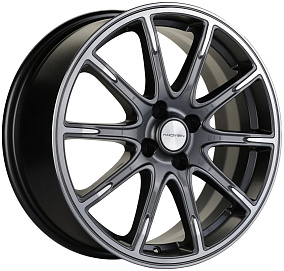 Диски Khomen Wheels KHW1707 (X-Ray) 6,5x17 4x100 ET 41 Dia 60,1 (Gray-FP)