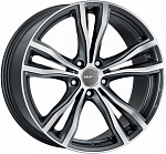 Mak X-Mode 10x20 5x120 ET 40 Dia 74,1 (Gunmetal Mirror Face)
