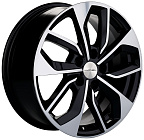 Khomen Wheels KHW1703 (A4) 7x17 5x112 ET 46 Dia 66,6 (Black-FP)