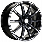 Khomen Wheels KHW1707 (Lada Vesta) 6,5x17 4x100 ET 50 Dia 60,1 (Black-FP)
