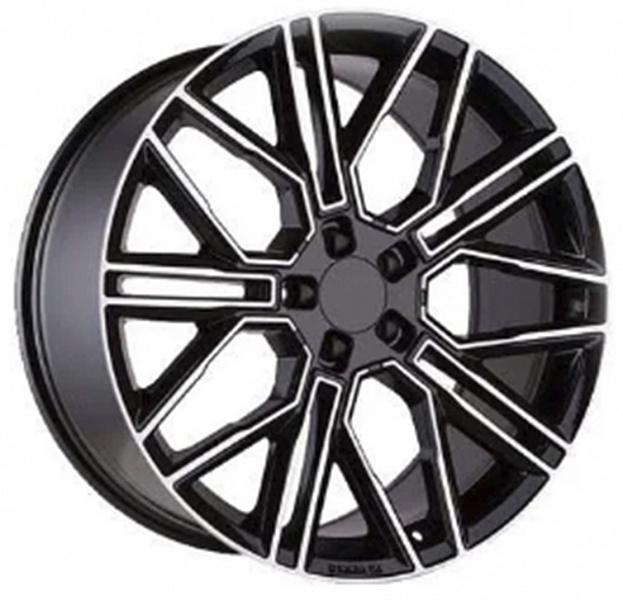 Диски Khomen Wheels KHW2101 (Front) 9.5x21 5x112 ET37 CB66.6 Black-FP