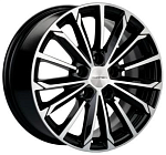 Khomen Wheels KHW1611 (DFM 580) 6,5x16 5x110 ET 45 Dia 67,1 (Black-FP)