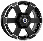 КиК M56 (КС593) 7x16 6x139,7 ET 38 Dia 108,1 (Алмаз черный)