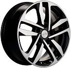 Khomen Wheels KHW1612 (Mitsubishi) 6,5x16 5x114,3 ET 46 Dia 67,1 (Black-FP)