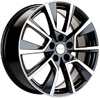Khomen Wheels KHW1802 (Koleos) 7x18 5x114,3 ET 35 Dia 66,1 (Black-FP)