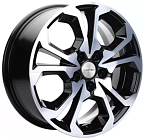 Khomen Wheels KHW1711 (DFM AX 7) 7x17 5x108 ET 43 Dia 65,1 (Black-FP)