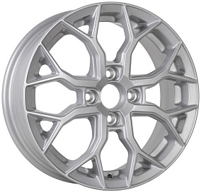 Диски Venti 1519 6x15 4x98 ET 40 Dia 58,6 (Глянцевый серебристый)