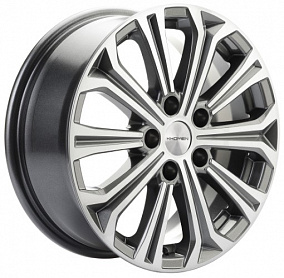 Диски Khomen Wheels KHW1610 (Astra) 6,5x16 5x115 ET 41 Dia 70,2 (Gray-FP)