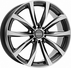 Диски Mak Wolf 7x17 5x112 ET 40 Dia 57,1 (Gunmetal Mirror Face)