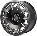 Skill SV164-CS444 10x22 6x139,7 ET 10 Dia 77,8 (чёрный матовый + полировка + бронзовый лак)