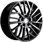 Khomen Wheels KHW1717 (Ford C-Max) 7x17 5x108 ET 50 Dia 63,35 (Black)