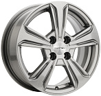 Khomen Wheels KHW1502 (Solano) 6x15 4x100 ET 45 Dia 54,1 (G-Silver)