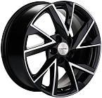 Khomen Wheels KHW1714 (Evolute i-Joy) 7x17 5x110 ET 40 Dia 67,1 (Black-FP)