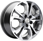 Khomen Wheels KHW1711 (Chery/Exeed) 6,5x17 5x108 ET 33 Dia 60,1 (Gray-FP)