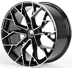 HRE 2754-FG597 9,5x19 5x112 ET 40 Dia 66,56 (Чёрный Глянцевый + Полированные Спицы)