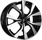 Khomen Wheels KHW1906 (Kia Sportage) 7x19 5x114,3 ET 51 Dia 67,1 (Black-FP)