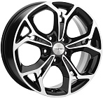 Khomen Wheels KHW1702 (Ford C-Max) 7x17 5x108 ET 50 Dia 63,35 (Black-FP)